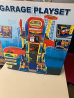 Garage playset met 6 autos en lift, Ophalen of Verzenden, Nieuw, Handmatig, Overige merken