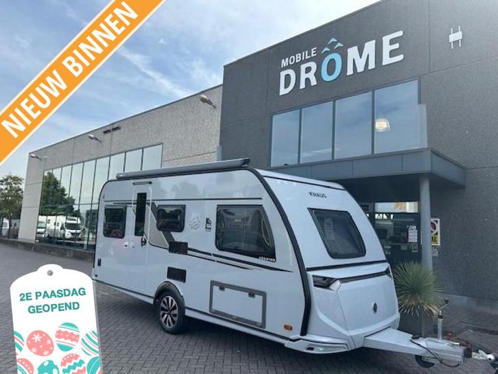 Knaus Sudwind Black Selection 460 EU, Caravans en Kamperen, Caravans, Bedrijf, tot en met 4, Standaardzit, Knaus, 2 aparte bedden