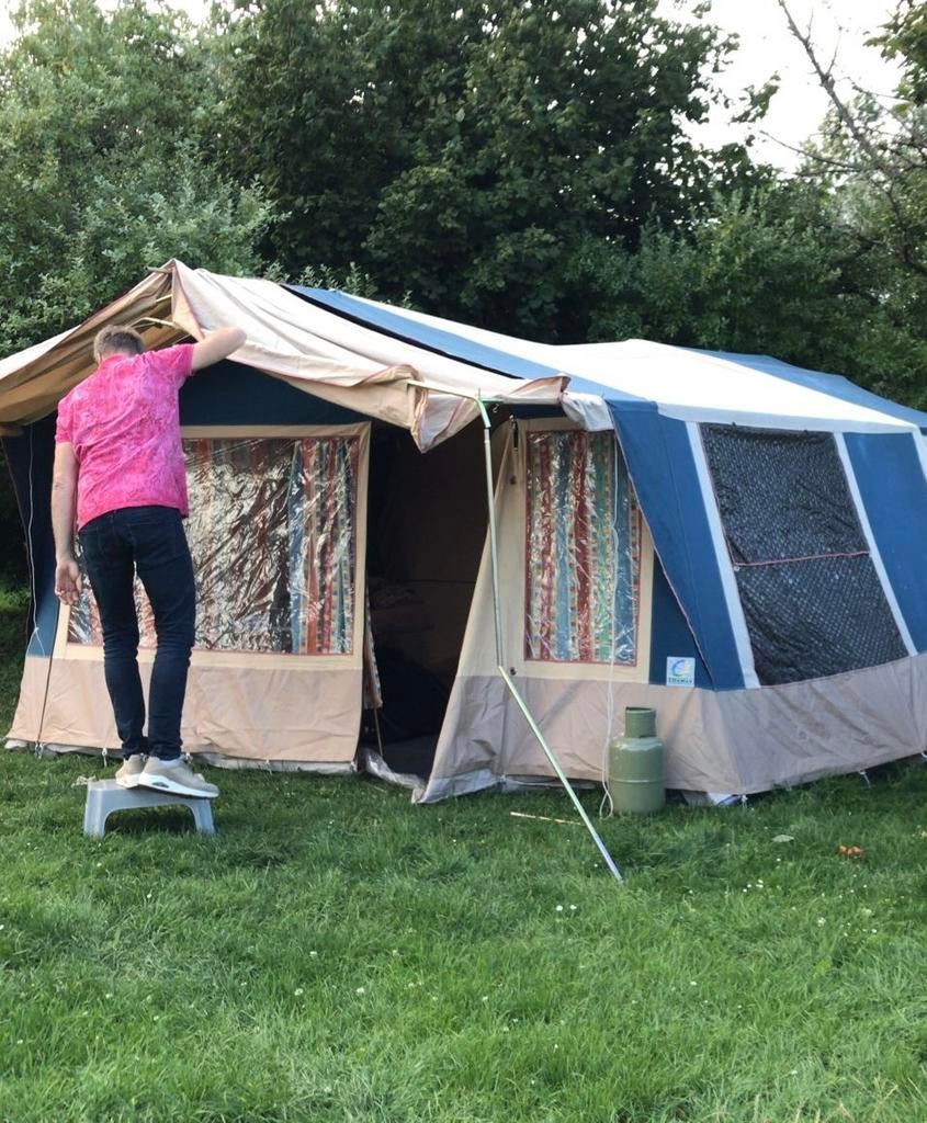 Nette Conway Cortina vouwwagen, Caravans en Kamperen, Vouwwagens, Meerkleurig, Aanwezig, Tot en met 6, Ophalen