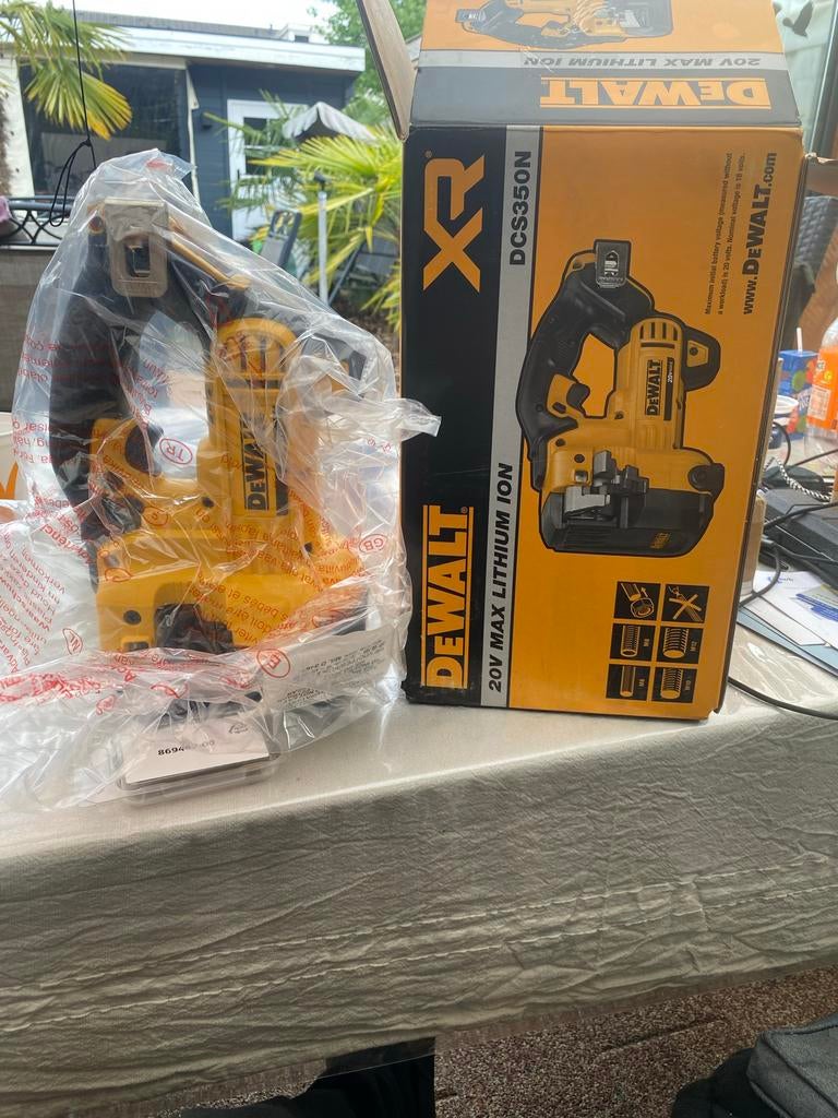 Nieuwe DeWalt DCS350N einddraadkniooer, Ophalen, 600 watt of meer, Boor- en/of Breekhamer, Nieuw
