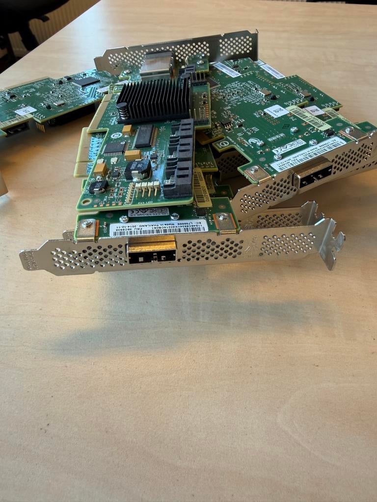 7x LSI SAS 6Gb HBA voor 256 SATA/SAS apparaten PCIe 2.0, Ophalen of Verzenden, Gebruikt, Intern
