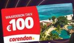 Corendon 100 euro waardebon, Drie personen of meer, Cadeaubon, Overige typen