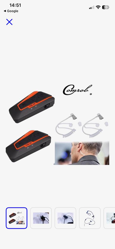 communicatie intercom motor/boot, Motoren, Ophalen of Verzenden, Zo goed als nieuw