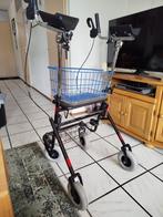 GRATIS Mooie rollator met zitje, los mandje en dienblad, Diversen, Rollators, Ophalen, Opvouwbaar, Gebruikt