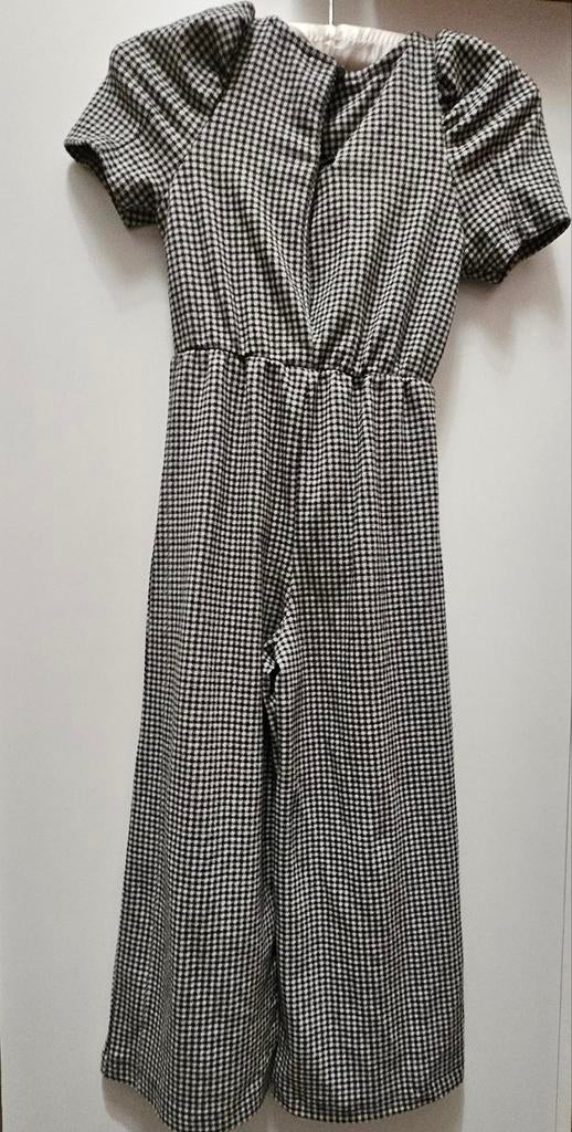 Zara jumpsuit meisjes maat 134, 9 jaar, zwart/wit, Ophalen of Verzenden, Zo goed als nieuw, Zara, Meisje