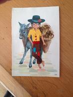 Ezels, Ophalen of Verzenden, Voor 1920, Gelopen, Paard