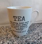Beker mok kop Riverdale Tea met oor, Ophalen of Verzenden, Zo goed als nieuw, Overige stijlen, Kop(pen) en/of Schotel(s)