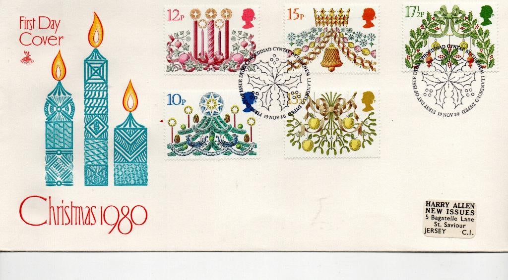 U,K. Engeland. Poststuk FDC met mi. 856 - 860, Postzegels en Munten, Postzegels | Eerstedagenveloppen, Verzenden, Onbeschreven