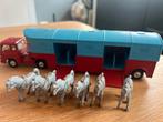 Corgi vrachtwagen met paardentrailer en paarden, Overige merken, Gebruikt, Groter dan 1:32, Ophalen of Verzenden