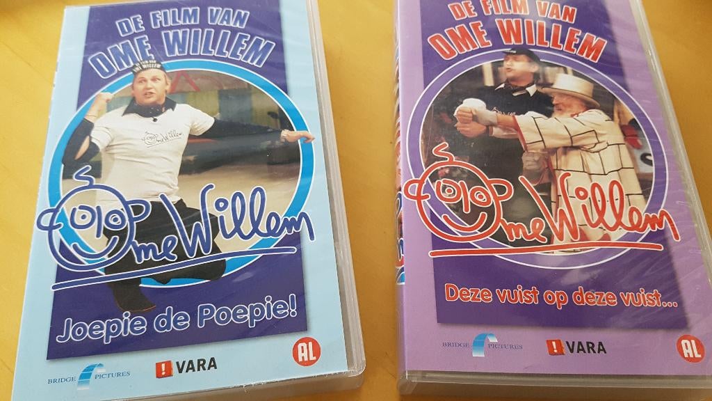 De film van ome willem op vhs 2x, Alle leeftijden, Kinderprogramma's en -films, Overige typen, Ophalen of Verzenden