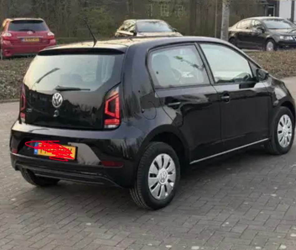 Volkswagen up! 1.0 44KW 3-DRS 2017 Zwart, Voorwielaandrijving, Up!, 4 stoelen, Zwart