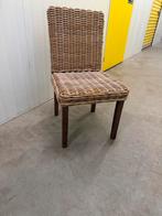 10 rieten stoelen ophalen in Amsterdam Noord, Huis en Inrichting, Ophalen, Gebruikt, Bruin, Riet of Rotan