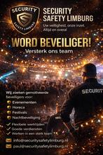 Gezocht horeca en evenementen beveiligers, Overige niveaus, Vanaf 1 jaar, Overige vormen, Geschikt als bijbaan