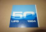 Lips Drunen 50 jaar sticker 1934-1984, Verzenden, Nieuw, Bedrijf of Vereniging
