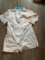 Zorgjasje Berkel wit met blauwe kraag maat L, Ophalen of Verzenden, Gedragen