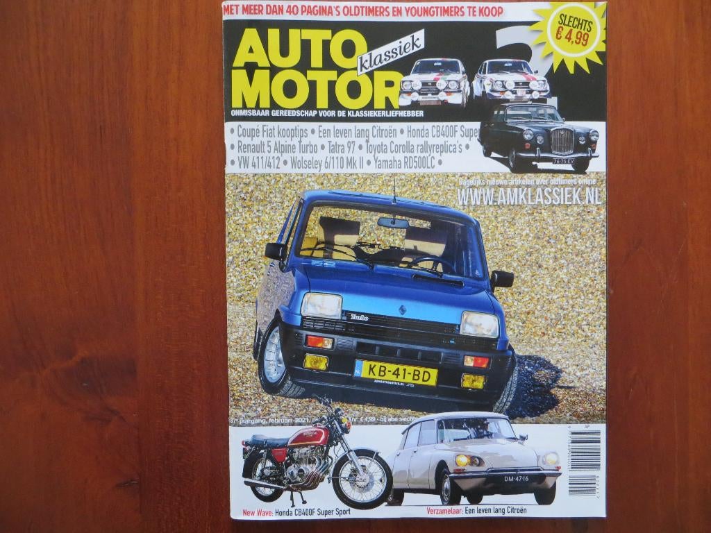 Auto Motor Klassiek 2 2021 Renault 5 Alpine Turbo,Coupé Fiat, Ophalen of Verzenden, Nieuw, Renault