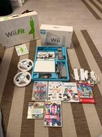 Complete Nintendo Wii set!, Ophalen of Verzenden, Zo goed als nieuw, Met 2 controllers, Met stuurtje