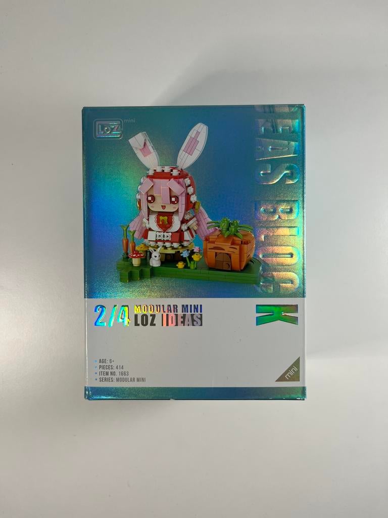 LOZ - Fairy Tale Animal Rabbit Girl | MINI BLOCKS | Set 1663, Ophalen of Verzenden, Nieuw, Overige merken