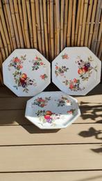 Engelse 8 hoekige salade borden van the Johnson Brothers, Ophalen, Zo goed als nieuw, Bord(en), Overige stijlen