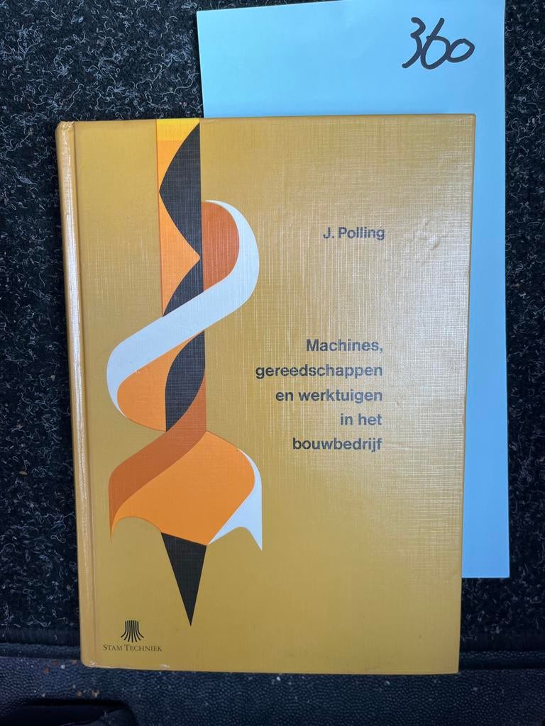 Machines, gereedschappen en werktuigen in het bouwbedrijf, Boeken, Techniek, Ophalen of Verzenden, Zo goed als nieuw, Bouwkunde