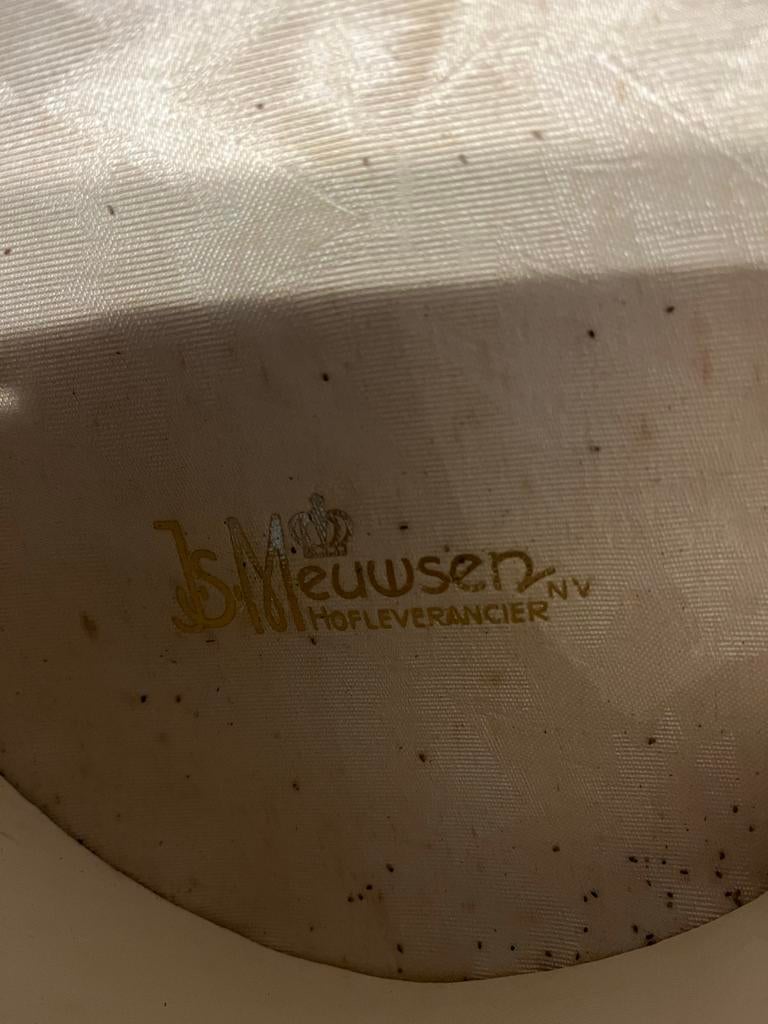 Antieke hoge hoed van J.S. Meeuwsen NV, Antiek en Kunst, Ophalen, Heren
