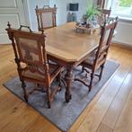 Antieke buffetkast en eethoek, Ophalen, Gebruikt, Antiek, 4 tot 6 stoelen