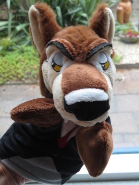 Handpop Boze Wolf van Roodkapje van Albert Heijn Efteling, Kinderen en Baby's, Speelgoed | Knuffels en Pluche, Zo goed als nieuw