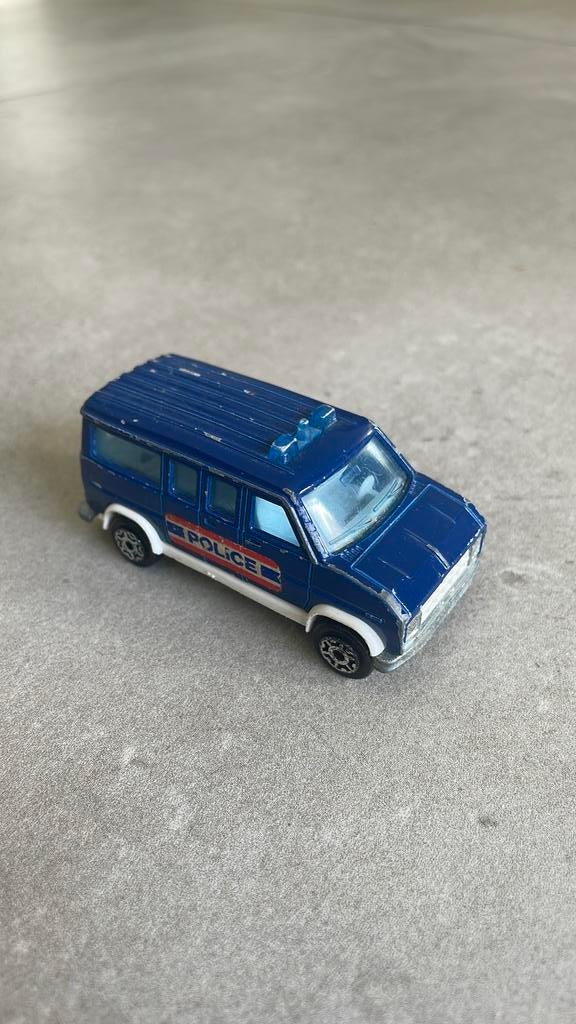 Majorette Fourgon Police modelauto uit 1980, Ophalen of Verzenden, Zo goed als nieuw, Auto
