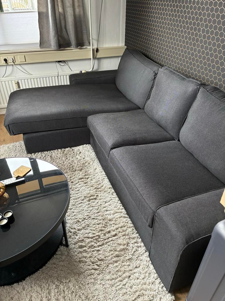IKEA Kivik bank met chaise longue, Huis en Inrichting, Banken | Sofa's en Chaises Longues, Ophalen, 250 tot 300 cm, Driepersoons