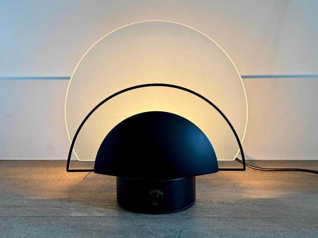 Estiluz design tafellamp met dimmer, Ophalen, Gebruikt, Glas, Minder dan 50 cm