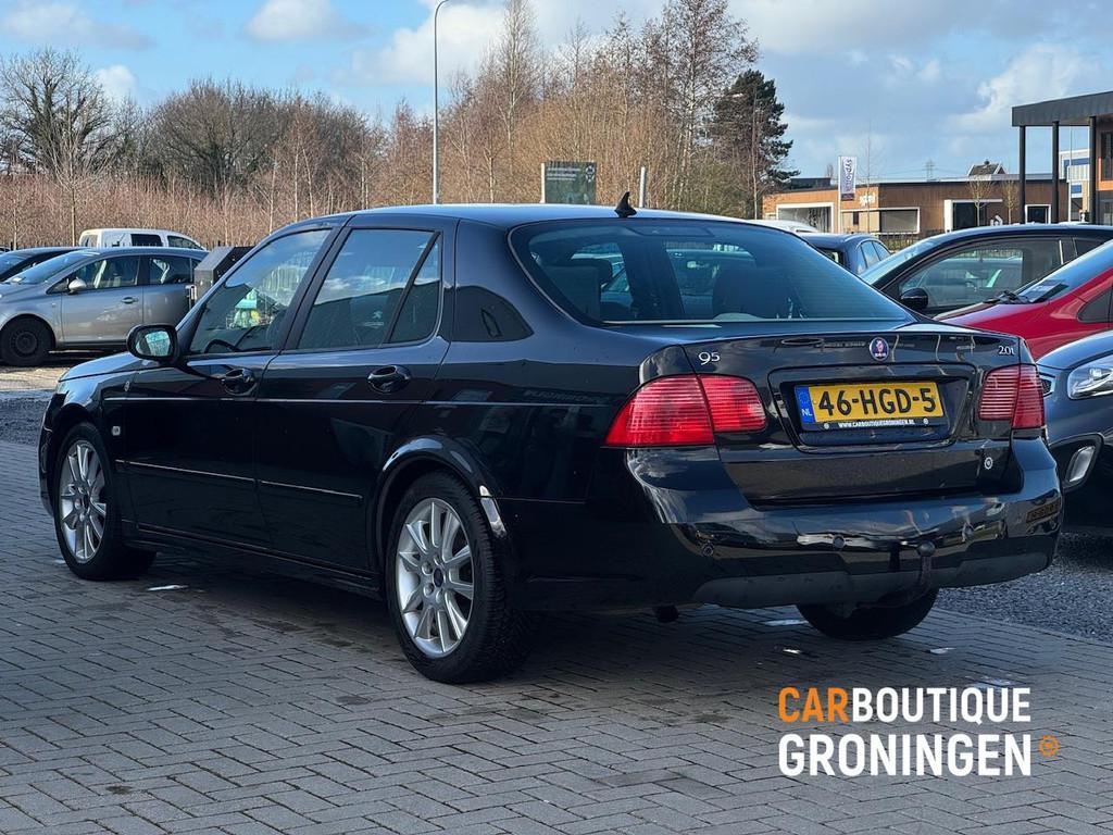 Saab 9-5 2.0t Griffin | AUTOMAAT | NIEUWE APK | CLIMA | STOE, Auto's, Saab, 4 cilinders, 150 pk, 1505 kg, Zwart