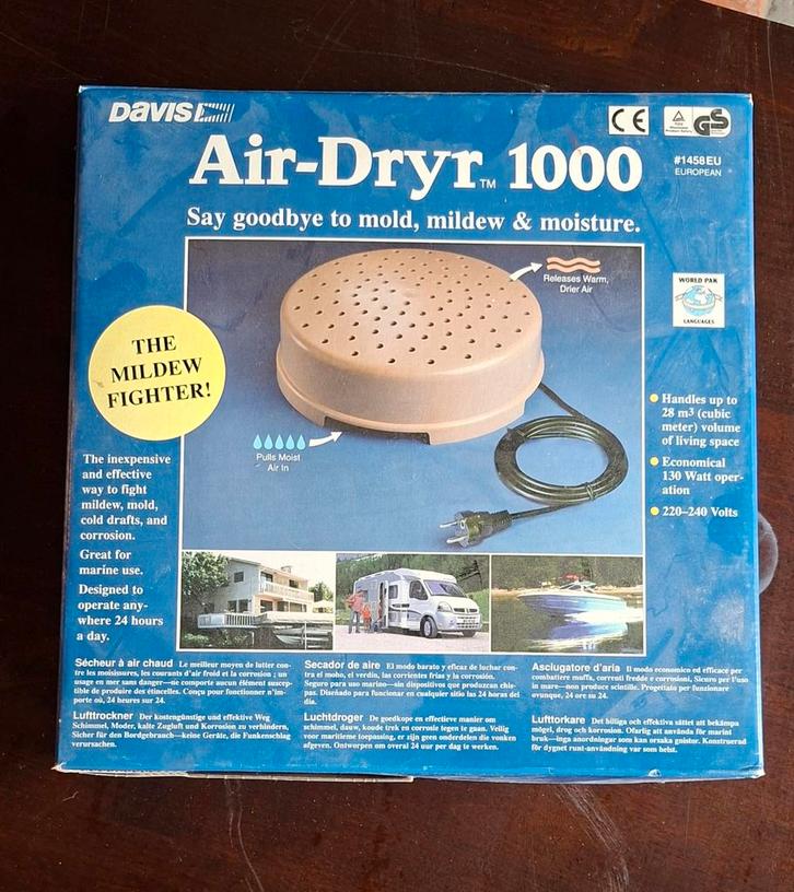 Elektrische vochtvreter / Air Dryer 1000, Witgoed en Apparatuur, Stoomapparaten, Ophalen of Verzenden