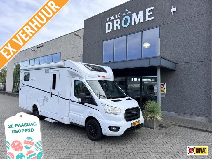 Dethleffs Just Go 7055 EB Ex-verhuur, Caravans en Kamperen, Campers, Bedrijf, tot en met 4, Dethleffs, Ford, Diesel, Automaat