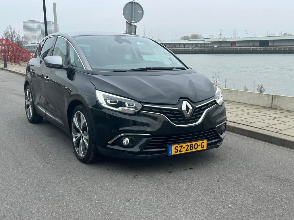Renault Scénic 1.6 DCI 161PK AUT BOSE LEDER NAVI LED PDC ECC, 1850 kg, 160 pk, Leder en Stof, Zwart