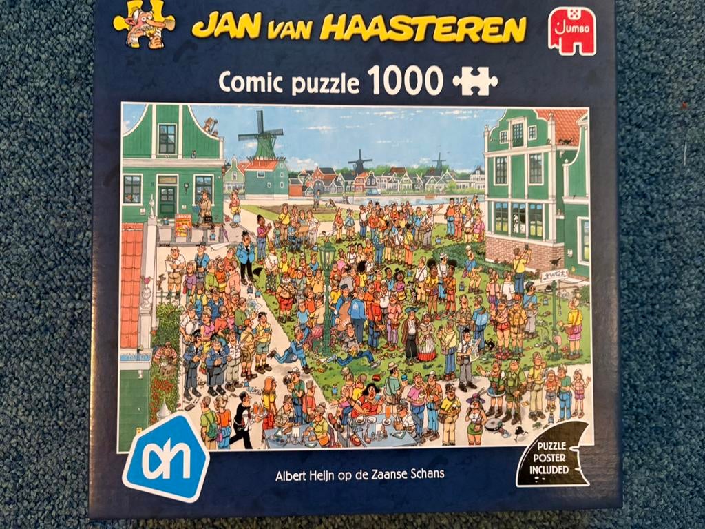 Jan van Haasteren puzzel Zaanse schans, Ophalen, 500 t/m 1500 stukjes, Zo goed als nieuw