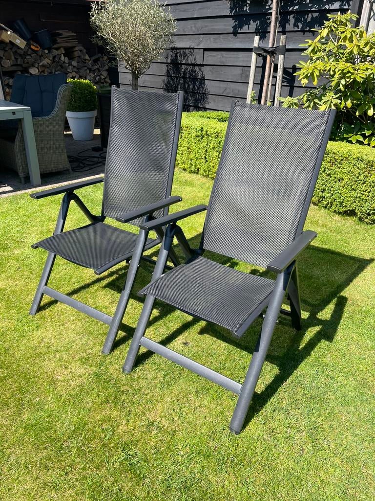 2 Jutlandia standenstoelen, Ophalen of Verzenden, Zo goed als nieuw, Aluminium