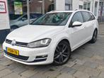 Volkswagen Golf Variant 1.6 TDI Highline*PANO* (bj 2014), Auto's, Voorwielaandrijving, Stof, Gebruikt, Wit