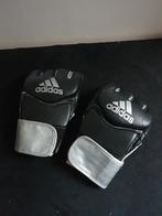Adidas grappling gloves - silver zwart, Ophalen of Verzenden, Zo goed als nieuw, Bokshandschoenen