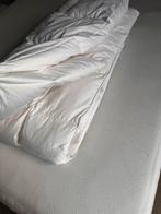 Donzen dekbed lits jumeaux 220x240, Wit, Tweepersoons, Ophalen of Verzenden, Deken of Dekbed