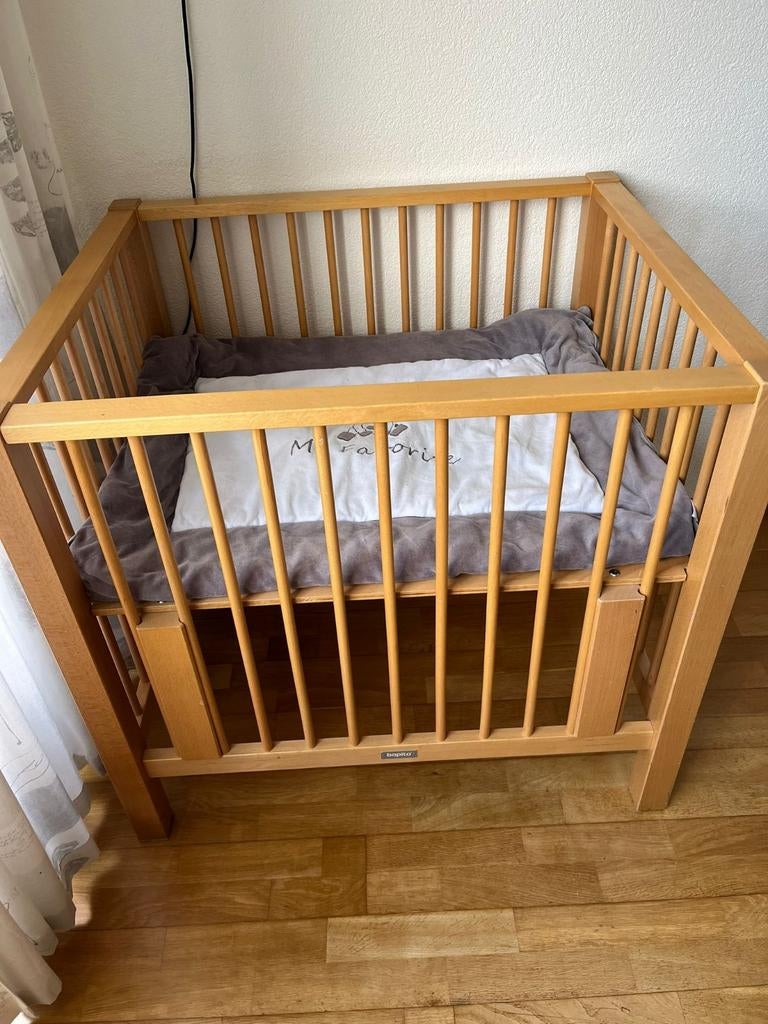 Houten box van Bopita, Kinderen en Baby's, Boxen, Ophalen of Verzenden, In hoogte verstelbaar