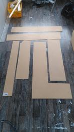 MDF Plaat Resten - 4mm, 61x122cm, Ophalen, Gebruikt, Hout, Minder dan 20 mm
