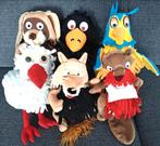 6 grote Handpoppen / Poppenkastpoppen Fabeltjeskrantpoppen., Ophalen of Verzenden, Zo goed als nieuw, Overige typen