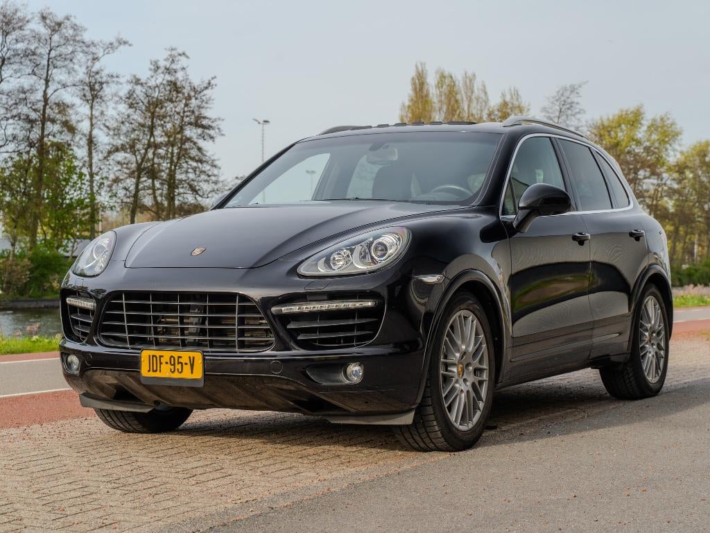 Porsche Cayenne 2010 Zwart Youngtimer - Uitmuntende staat, Auto's, Porsche, Bedrijf, Cayenne, Benzine, Euro 5, SUV of Terreinwagen