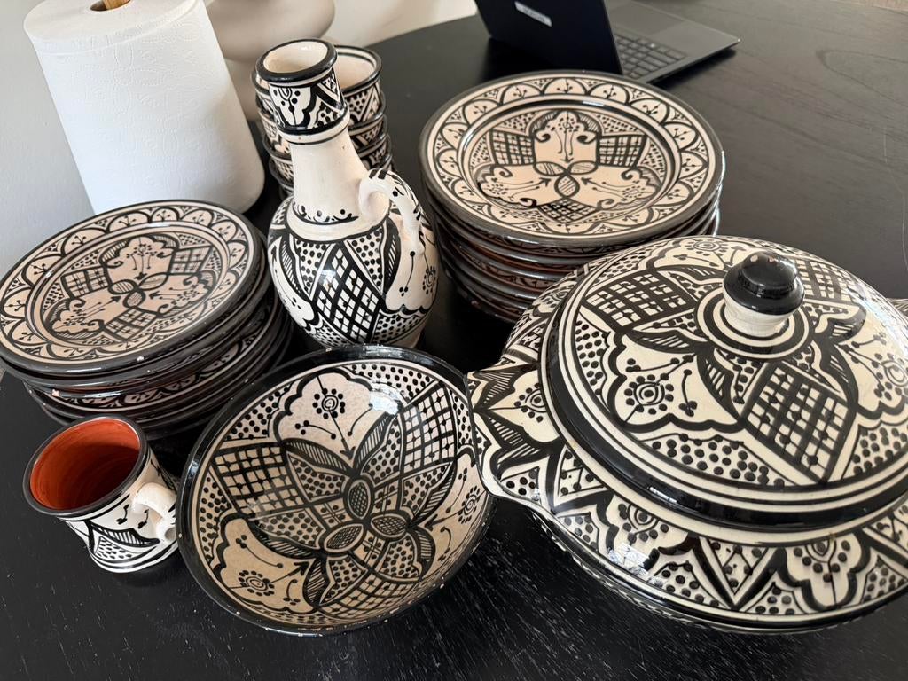 Oosters marokkaans servies, Ophalen of Verzenden, Gebruikt, Overige stijlen