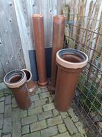 Gresbuis 4 stuks verschillend van lengte en diameter, Doe-het-zelf en Verbouw, Buizen en Afvoer, Ophalen, Overige typen