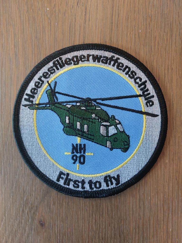 Patch German Army Aviation School NH90, Verzenden, Luchtmacht, Duitsland, Embleem of Badge