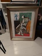 Ingelijste Picasso print - Vrouw in Schommelstoel, Ophalen