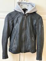Gipsy Leren Jack met Capuchon maat S, Ophalen of Verzenden, Gedragen, Maat 36 (S), Zwart