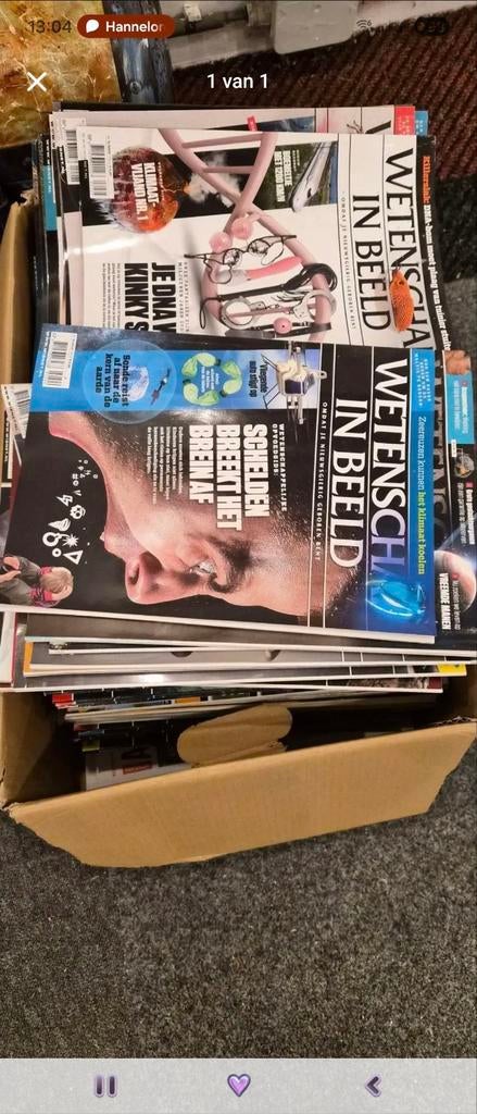 5 jaargangen Wetenschap in Beeld, Boeken, Ophalen of Verzenden