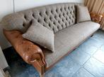 Dartford chesterfield 4 zits bank met Harris Tweed, Ophalen, 250 tot 300 cm, Chesterfield, 75 tot 100 cm